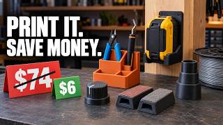 Stop Buying These! 5 3D Prints That Save Money