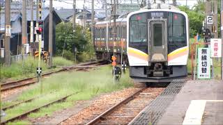 JR越後線&弥彦線　吉田駅にて　115系　E127系　E129系