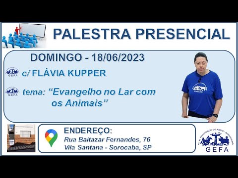 Assista: Palestra Presencial - c/ FL�?VIA KUPPER (18/06/2023)