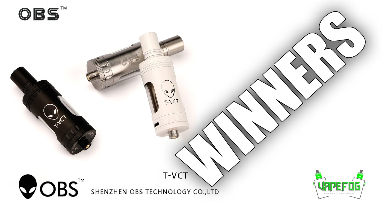 OBS T-VCT Sub Ohm Tank WINNERS | VAPEFOG