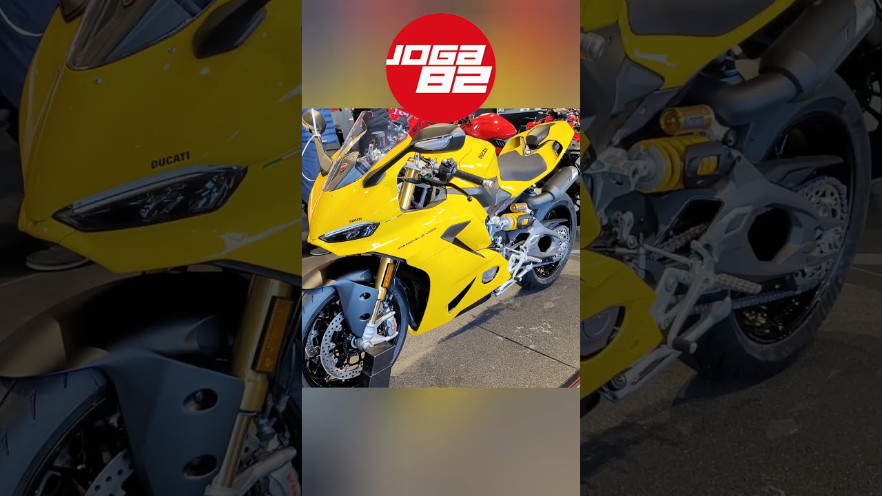 2026 Ducati V2S 🤩 #ducati #v2 #v2s #racebike #yellow #bikeride #bikelife