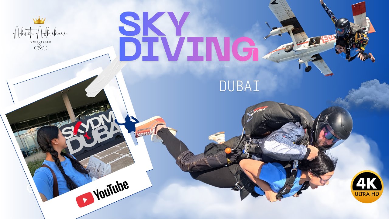 “Solo Birthday Adventure: Skydiving in Dubai”? With Akriti Adhikari Unfiltered ❤️