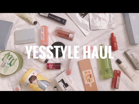 huge yesstyle haul: k-beauty, skincare & misc.