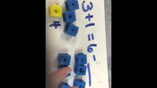 Equal equations with manipulatives