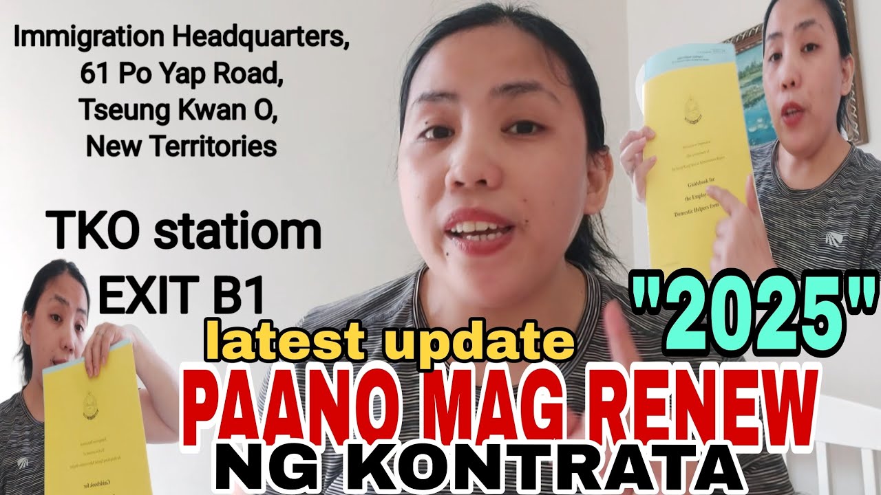 PAANO MAG RENEW NG KONTRATA DITO SA HONGKONG⁉️LATEST UPDATE ON CONTRACT RENEWAL/COMPLETE GUIDE,HOW⁉️