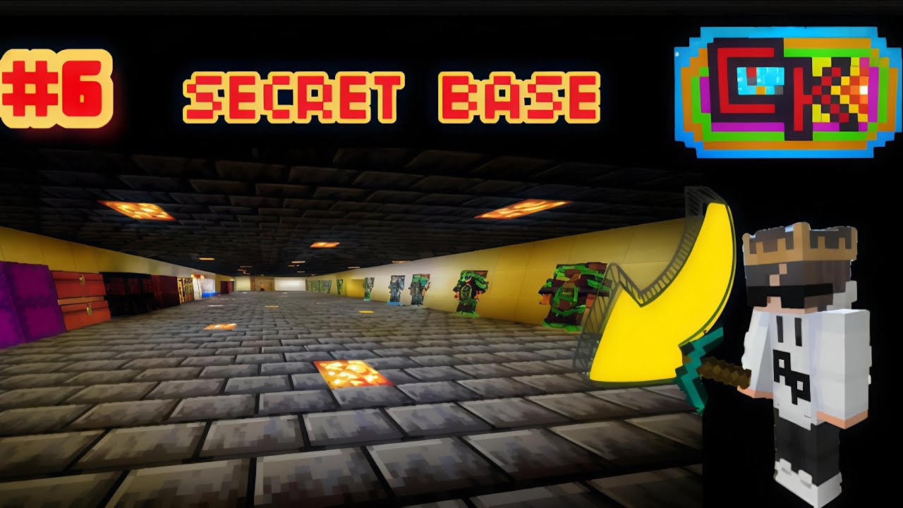 I Made My Secret Base Room In CRAFT KINGDOM SMP Minecraft PE DAY 6 || 