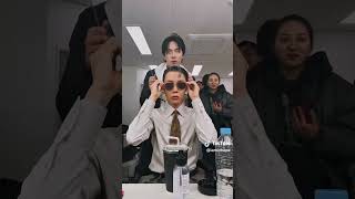 🐿️ : Old J-Hope loading.. 😎 (via J-Hope’s Tiktok) || J-Hope getting ready for the ‘2.0’ MV shoot