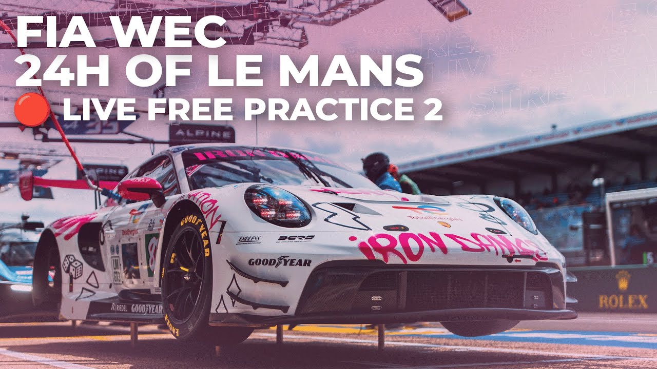 🔴 LIVE FREE PRACTICE 2 onboard from 24 Hours of Le Mans - Iron Dames