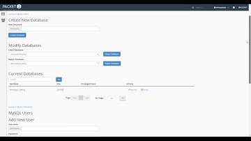 how to create a mysql database in cpanel