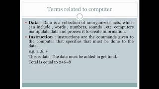 Class 8, Computer Science, Introduction To Computer (Part 1)