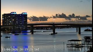 🎥Live Cam | 🐬Daytona Beach Live Cam | Life on Halifax River Florida | 07/30/2026 🌛🌙🌛