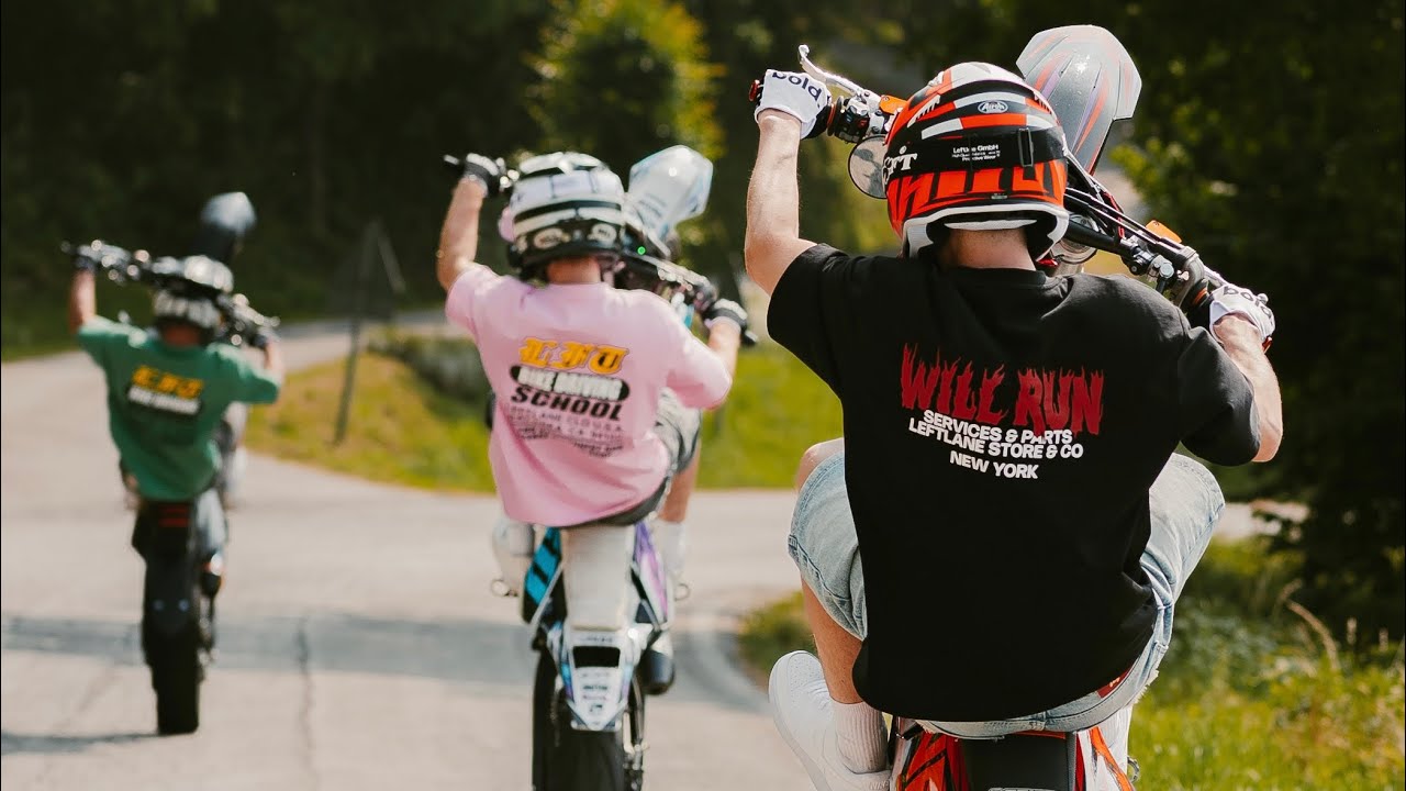 CRAZY SUPERMOTO RIDE IN ITALY🇮🇹 (4K)