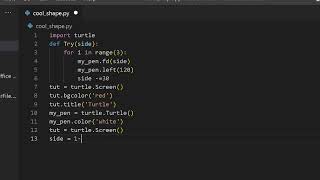 Python pattern program to print amazing pattern using turtle module for beginners part -18 #begginer