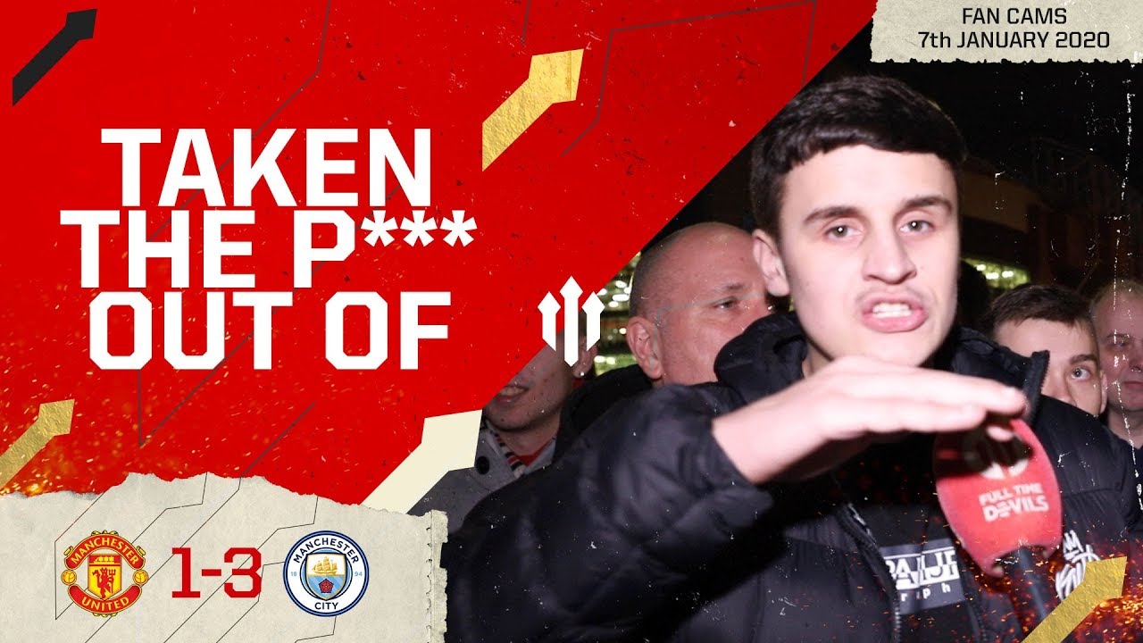 PURE EMBARRASSMENT! Man Utd 1-3 Man City Fan Cam