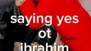 Saying Yes To Ibrahim 😁