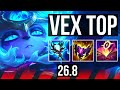VEX vs IRELIA (TOP) | KR Grandmaster | 26.8