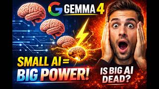 Gemma 4: Google Disrupts Open Source with Efficient Intelligence | The Unbelievable Shrinking AI