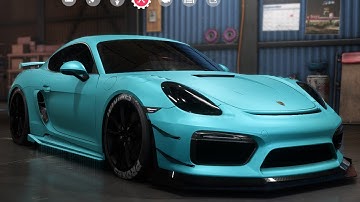 Need For Speed: Payback - Porsche Cayman GT4 - Customize | Tuning Car (PC HD) [1080p60FPS]
