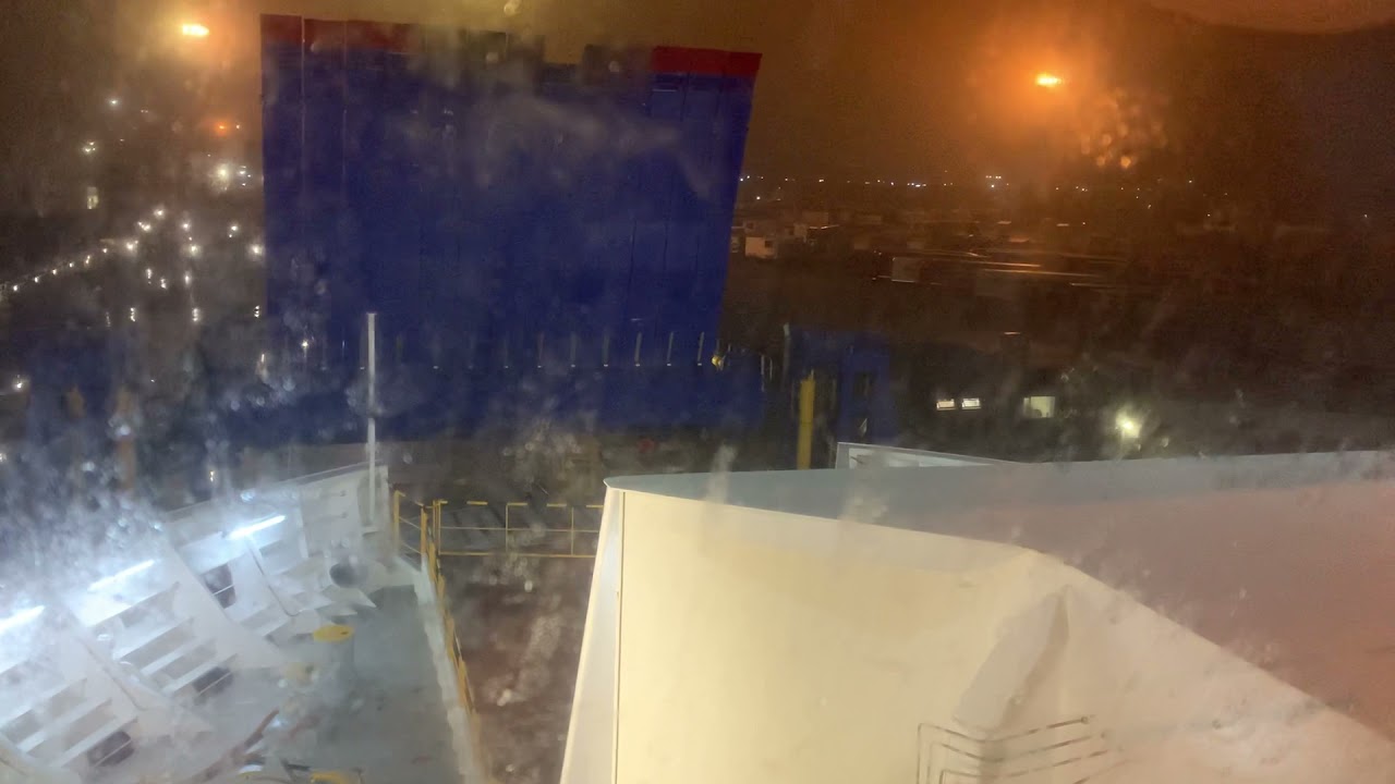 Stena Edda Departing Belfast