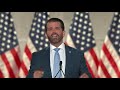 Donald Trump Jr. speaks at Republican National Convention