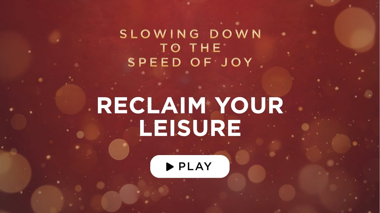 Верните себе досуг — Лучший Адвент в истории — Мэтью Келли