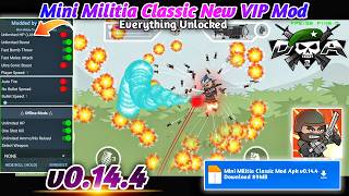 Mini Militia Classic Mod Apk v0.14.4 | Mini Militia VIP Mega Mod Menu | Mini Militia Classic Hack screenshot 2