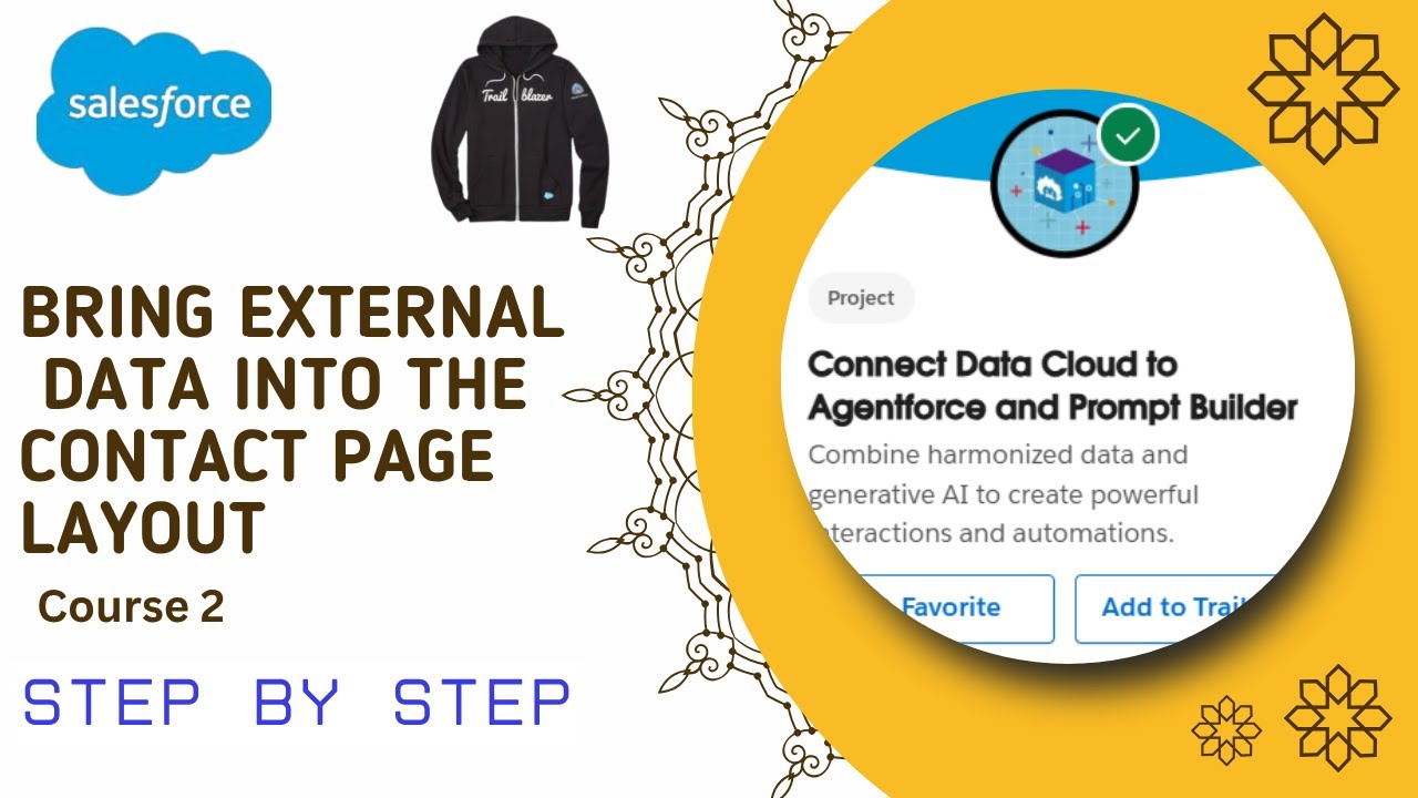 Bring External Data into the Contact Page Layout Connect Data Cloud to Agentforce and Prompt Builder