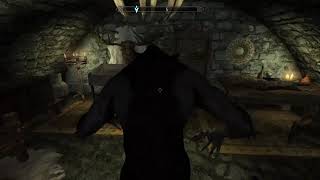What If You Become Werewolf In Jorrvaskr In Front Of All Companions-Skyrim