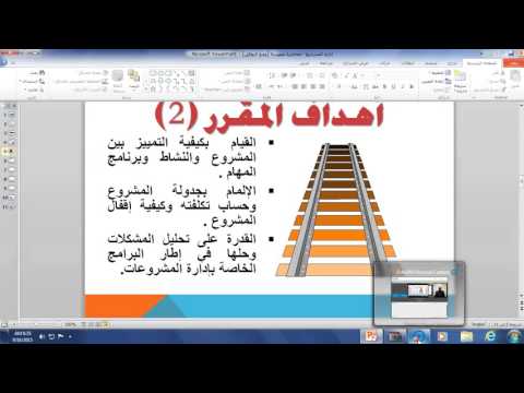 المحاضرة الاولى د احمد عثمان ادارة المشاريع