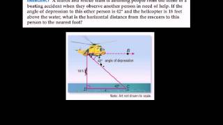 Geometry Sec  8 5 Angles of Elevation and Depression
