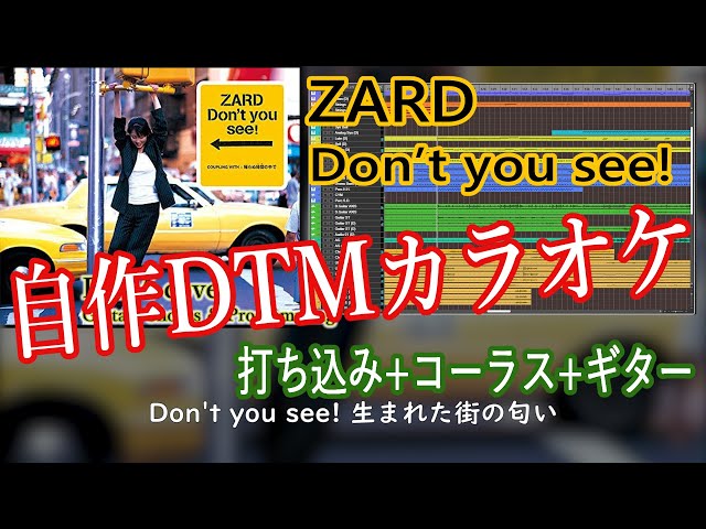 Don't you see! / ZARD 【自作DTMカラオケ 歌詞付き】 - YouTube