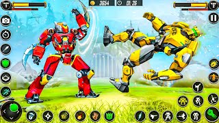 Bee Jet Car Robot Transformation Game 2026 Super Robot Bee Fighting in City - Android Gameplay screenshot 2