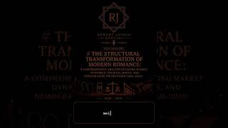 The Structural Transformation of Modern Romance: Robert Joodat Podcast 