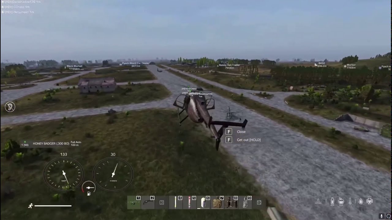 Tactical Heli Hot Drop on DayZ