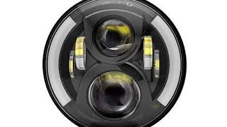 Yamaha Fazer 250 com farol LED 7 Polegadas - PROJETOR e DRL