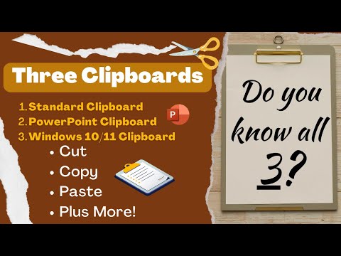 PowerPoint Clipboard Tutorial: Copy, Cut & Paste; Windows vs Office Clipboard