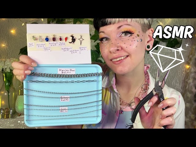 Relaxing Permanent Jewelry Fitting Roleplay 💎ASMR for Sleep