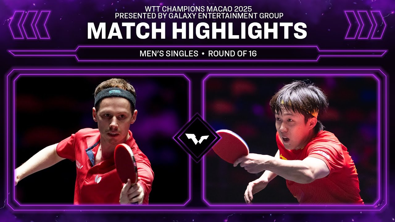 Jonathan Groth vs Wang Chuqin | MS R16 | #WTTMacao 2025
