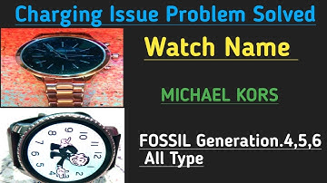FOSSIL SMART WATCH!! Generation 4,5,6 charging problem solved