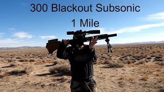 300 Blackout Subsonic 1 mile SBR