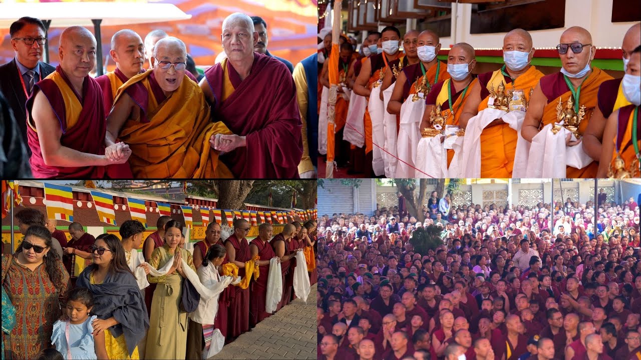 Tenshug To HH The Dalai Lama By Drepung Monastery At Depung Lachi Monastery, Mundgod On 24 Dec 2025