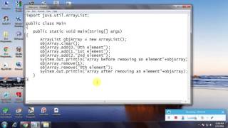 Write A Java Program To Remove An Element Of Array 44