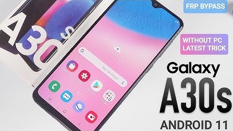 SAMSUNG A30S ANDROID 11 FRP BYPASS WITHOUT PC - LATEST TRICK