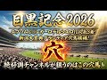 【目黒記念2026】穴馬候補発表!〇〇の馬がとにかく穴をあけるレース!日本ダービー後に特大馬券を狙う!