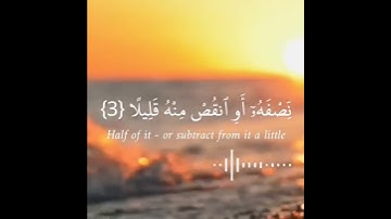 سورة المزمل//راحة نفسية 💜🌿 حالات واتس اب قرآن💜🌿//آيات قرآنيه قصيرة💜🌿