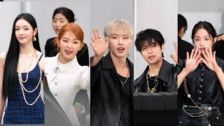 240423 샤넬 CHANEL 팝업스토어 포토콜  참석자 퇴근 아이엠 유아 슬기 호시 승민 민지 4K