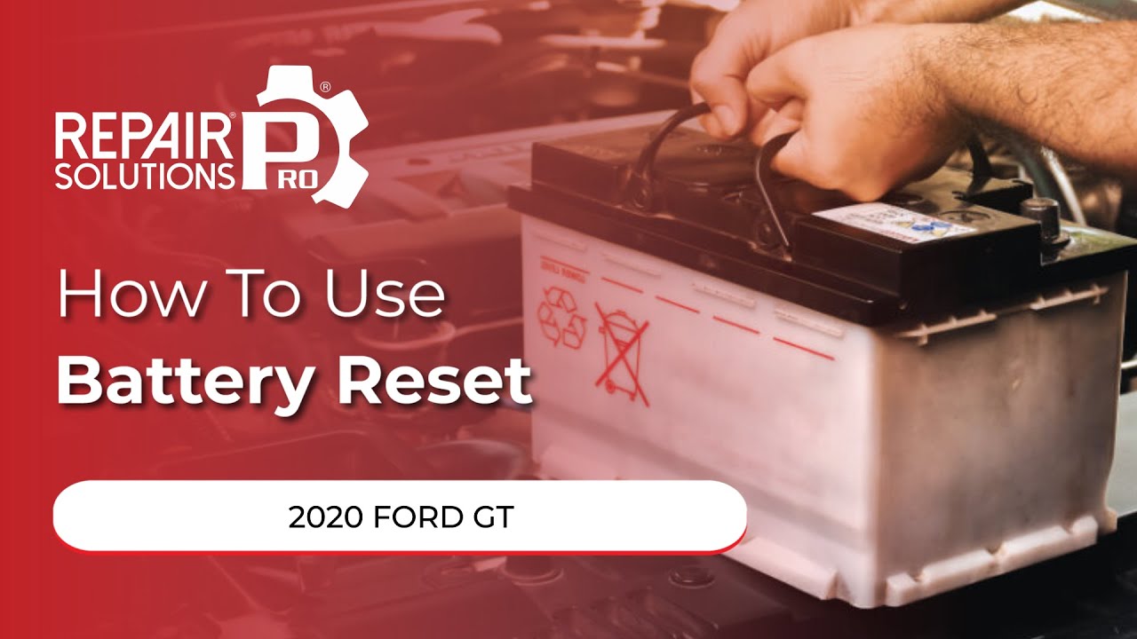 How to Use Battery Reset Function on SDS | 2020 Ford GT - YouTube