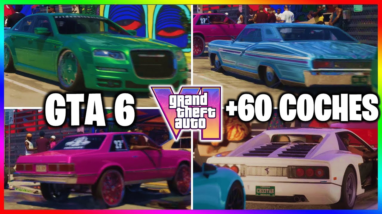 TODOS Los COCHES Del TRAILER De GTA 6 60 VEH CULOS De GTA 6 YouTube 