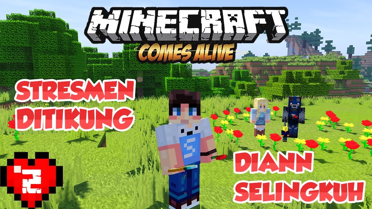 STRESMEN GAGAL NIKAH! - MINECRAFT COMES ALIVE #2 - YouTube