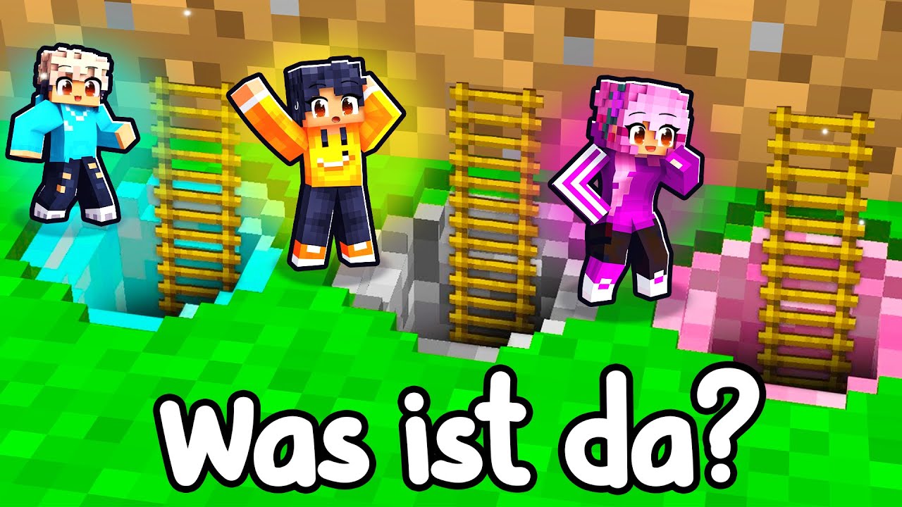 Was VERSTECKT SICH UNTER DER LEITER in Minecraft?!
